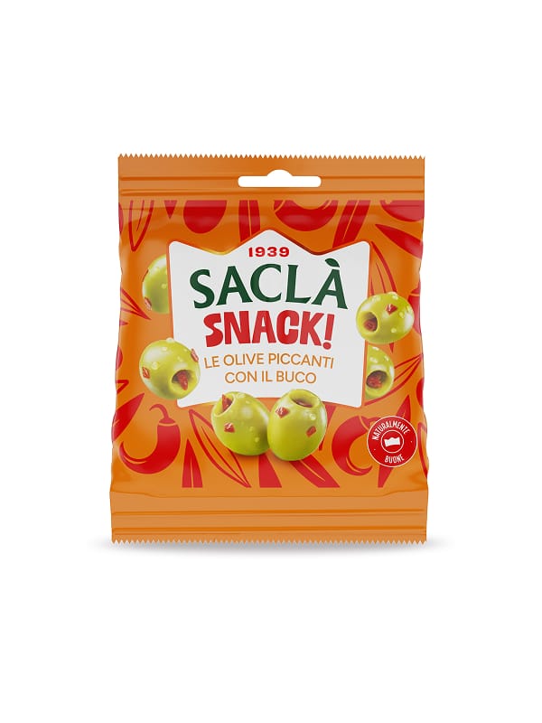 CHILLI SNACK OLIVES — 30 g