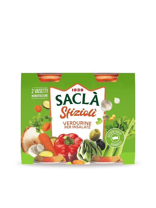 MIXED CHOPPED VEGETABLES IN OIL  — 2 x 205 g
