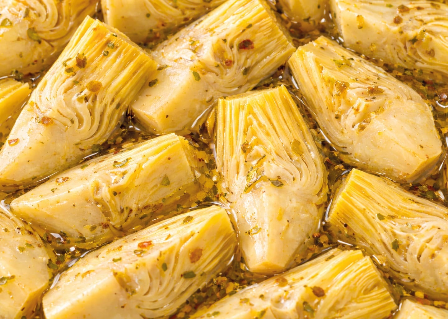 MARINATED ARTICHOKES WITH HERBS 