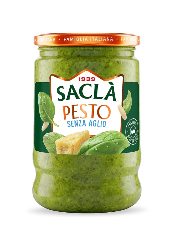 GARLIC-FREE BASIL PESTO — 190g